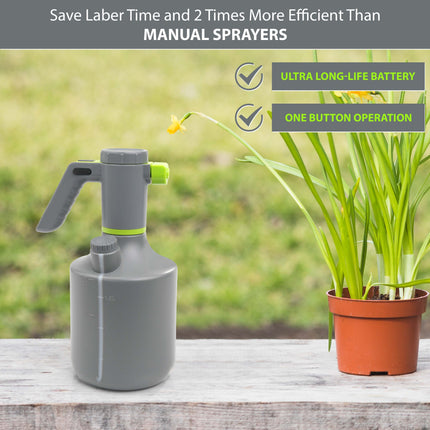 Electric 2L Garden Sprayer UK with Adjustable Nozzle for UK Gardens