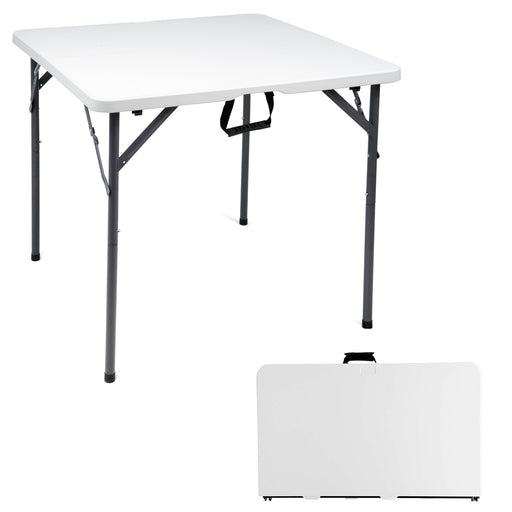 34" Foldable Square Table for Garden, BBQ, and Outdoor Use in the UK