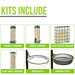 Garden wildlife feeding station with removable mesh tray and water bowl.