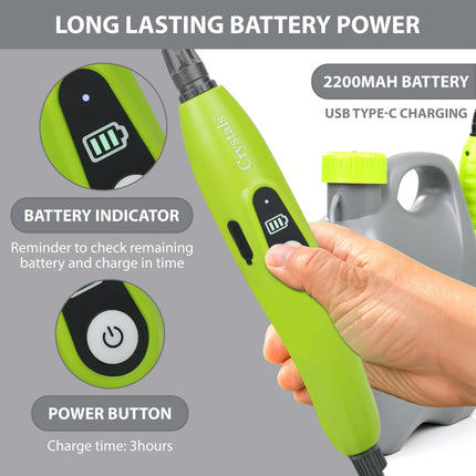 Grey colour 5L electric sprayer for efficient garden maintenance