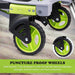 Dual position hand trolley for upright and flat use
