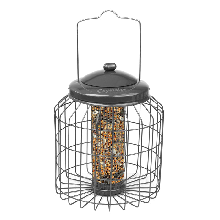 Heavy duty squirrel proof peanut feeder for garden birds