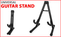 High-Quality Metal Folding A-Frame Guitar Stand with Reinforced Joints for Durability