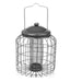 Large hanging bird nut feeder made from durable metal
