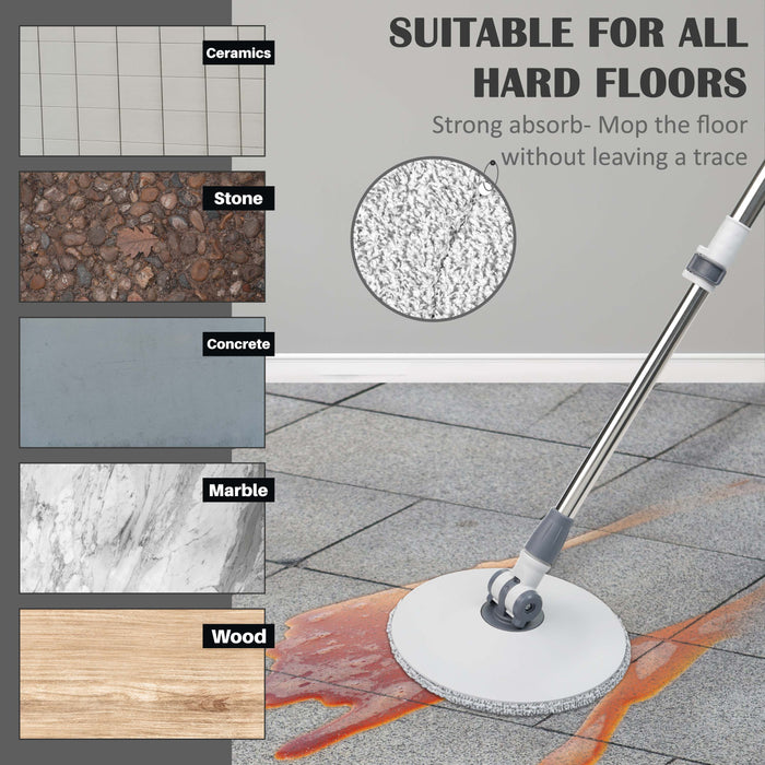 4 pack microfiber mop pads for floor cleaning tile wood and laminate