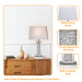 Sophisticated mirrored lamp perfect for living room lighting