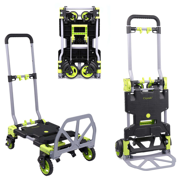 Multi-use folding sack truck for garden and warehouse use