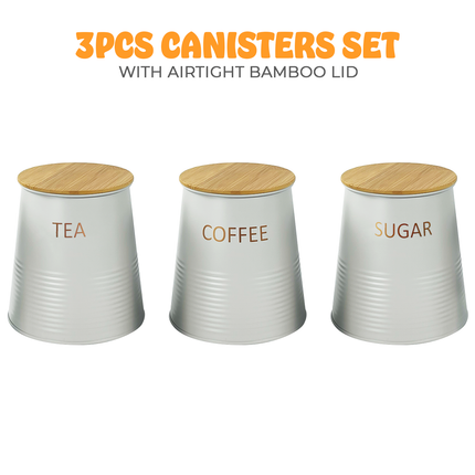 Neutral colour storage containers with embossed plates