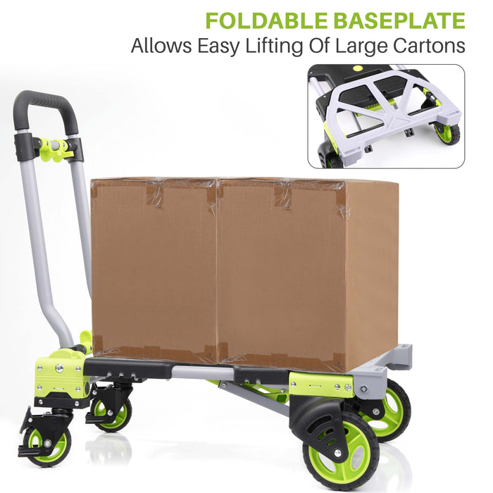 Portable platform trolley for home, warehouse or office use