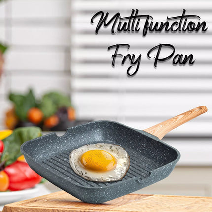 Scratch-resistant stone-coated non stick cookware suitable for UK kitchens