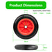 Steel Rim on PU 14 Inch Wheelbarrow Wheel
