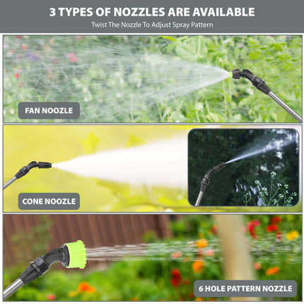 Easy setup of 5L UK electric garden sprayer for plant care