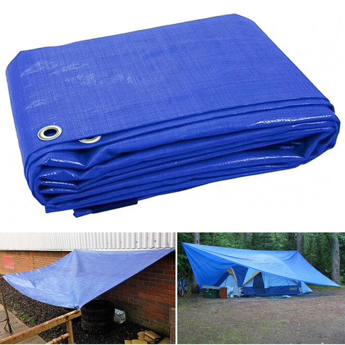 Waterproof Tarpaulin Cover Blue