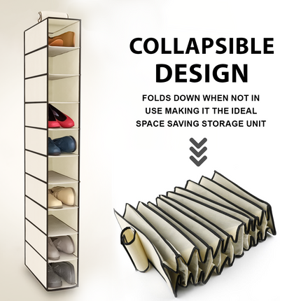 Cloth Storage 10 Pockets Hanger Garments