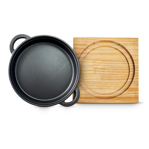 Cast Iron Frying Pot Pan 