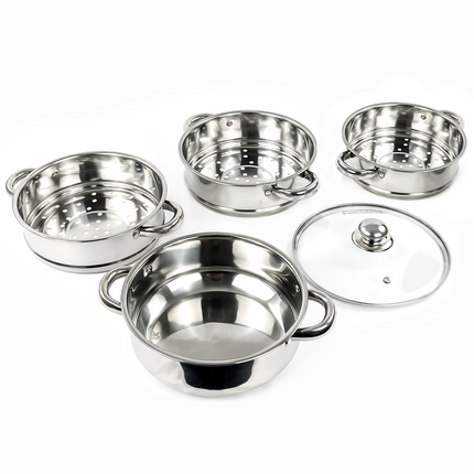 4 Tier Steel Induction Cookware