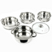 4 Tier Steel Induction Cookware