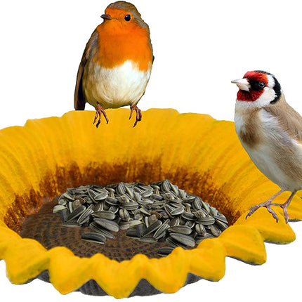 Sunflower Cast Iron Bird Feeder