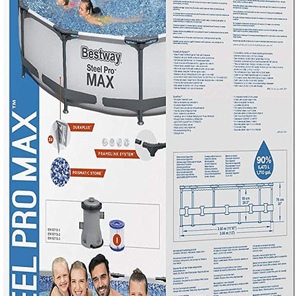 Bestway 12 feet Swimming Pool Steel Pro Max