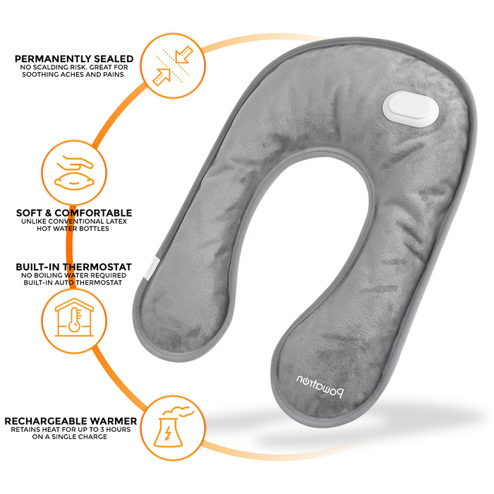 Neck & Shoulder Hot Rechargeable Water Bottle