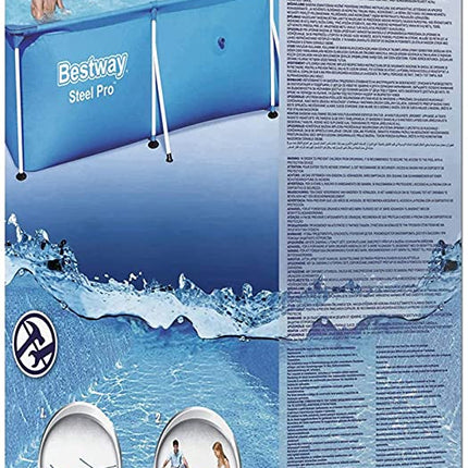 Bestway Family Rectangular Steel Swimming Pool