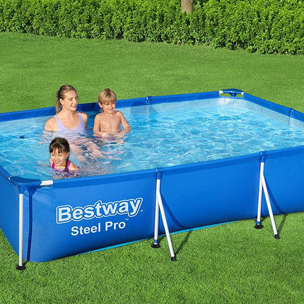 Bestway Family Rectangular Steel Swimming Pool