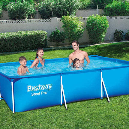 Bestway Family Rectangular Steel Swimming Pool