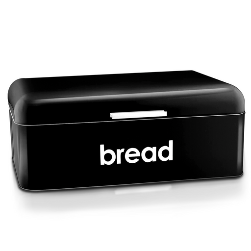 Rectangular Black Bread Bin