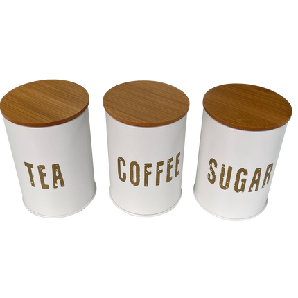 Tea, Coffee & Sugar Canisters