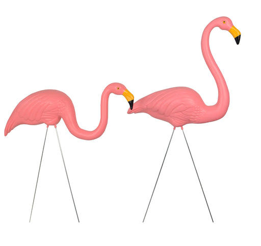 Garden 2-Pcs Flamingo Pink Bird
