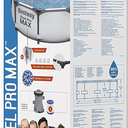 Bestway Steel Pro Max Pool with Pump