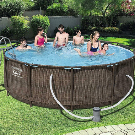 Bestway Steel Pro Max Swimming Pool with Filter Pump & Ladder - 12ft
