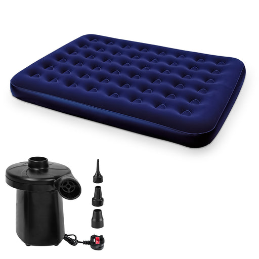 double air bed with electric pump
