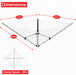 Dimensions Wall Mounted Clothes Airer