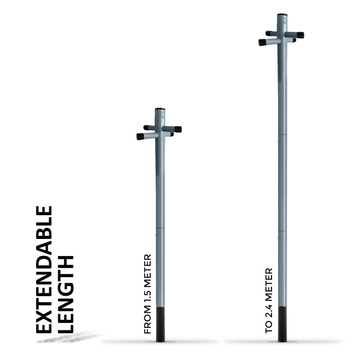 Extendable Length 1.5M to 2.4M