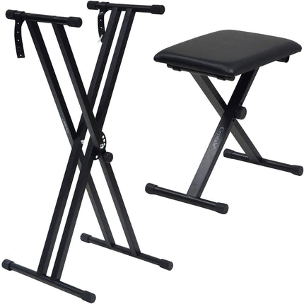 Keyboard Piano Stand and Chair Stool