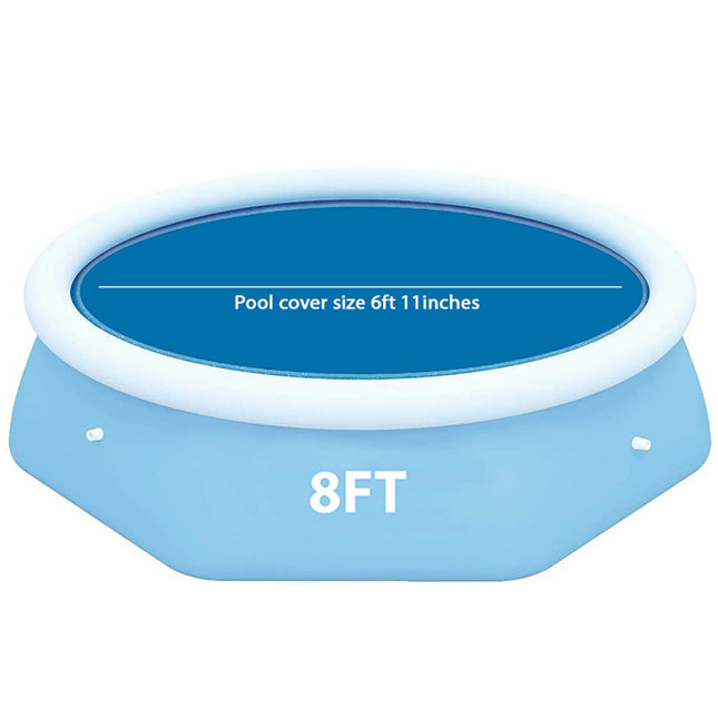 Solar Pool Cover for Inflatable and Steel Frame Pools 8ft 10ft 12ft 15ft