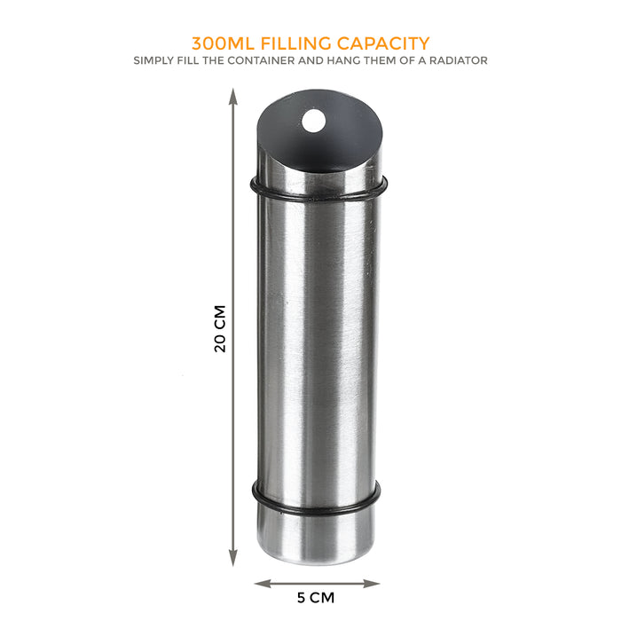 2Pc Hanging Stainless Steel Humidifiers
