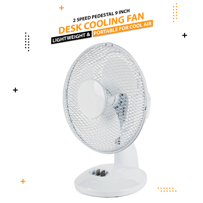 9-Inch Home Office Desk Cooling Fan — Brits Home Garden