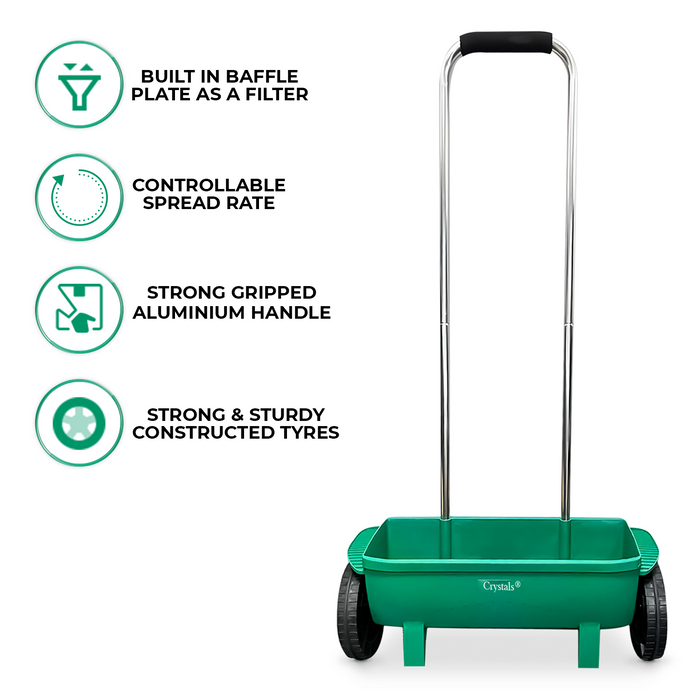 12L Garden Lawn Fertiliser Spreader