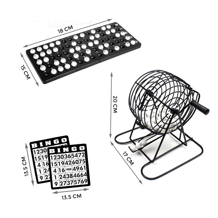 Bingo Ball Wire Cage Wheel Lotto Game