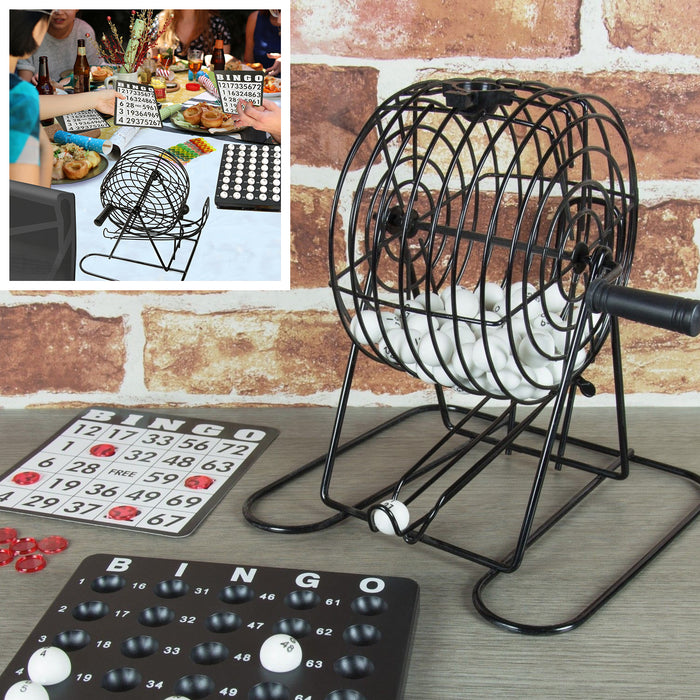 Bingo Ball Wire Cage Wheel Lotto Game