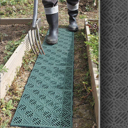 Slip-Resistant Garden Tiles