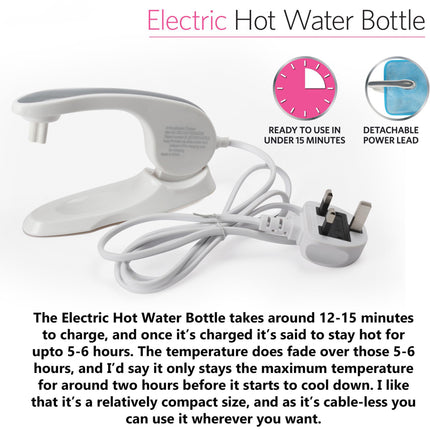 Rechargable Electric Hot Water Bottle with Belt