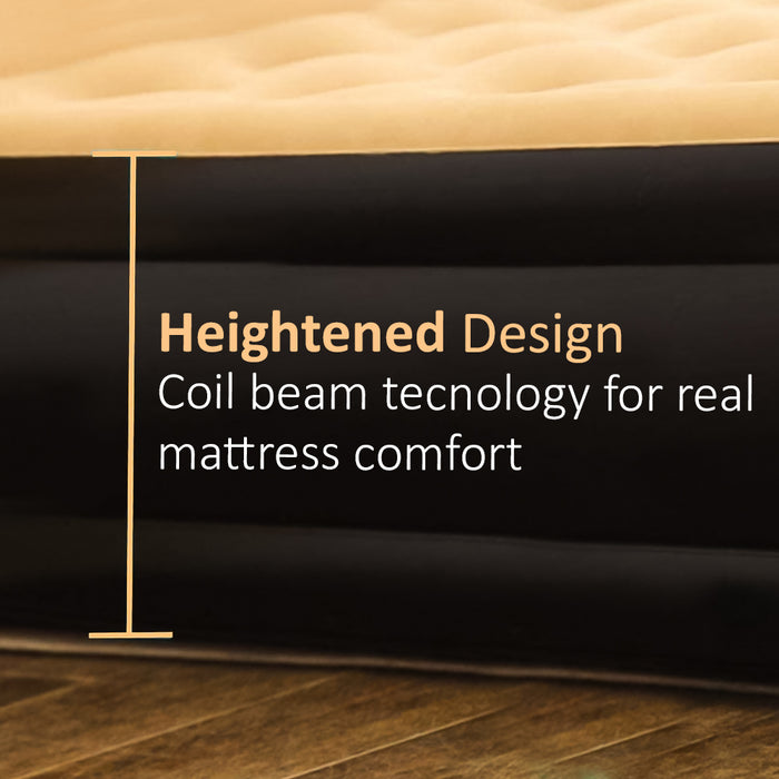 Queen Size Air bed with Coil Beam Technology