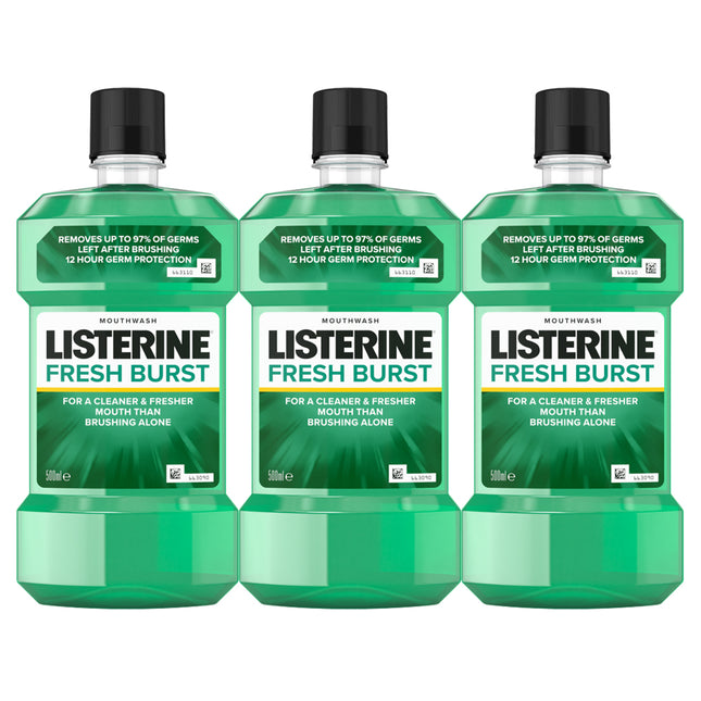 500ml Listerine Fresh Burst Oral Dental Care