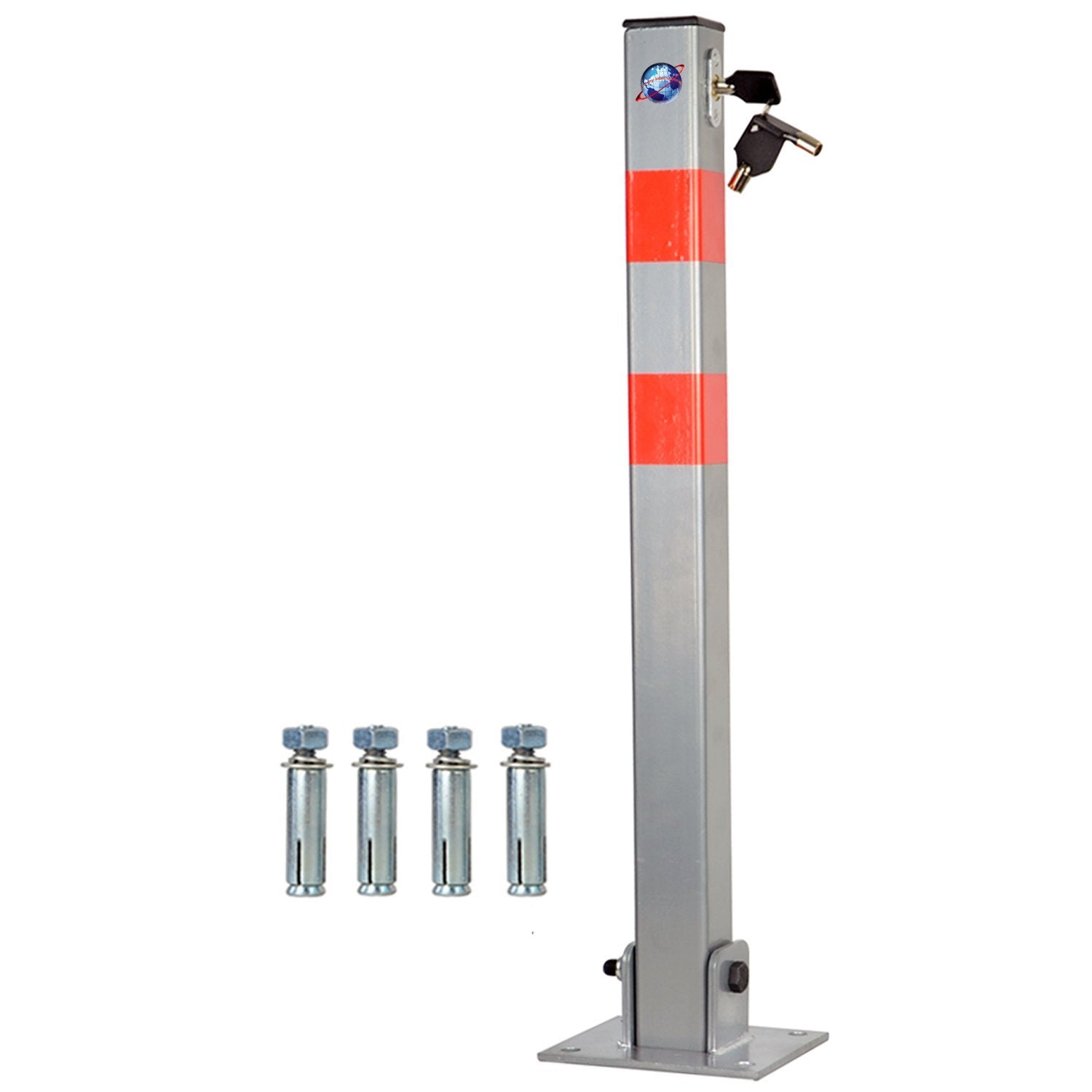 Car Park Barriers Lockable Folding – Brits Home Garden