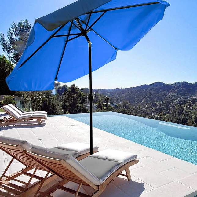 Blue Garden Umbrella