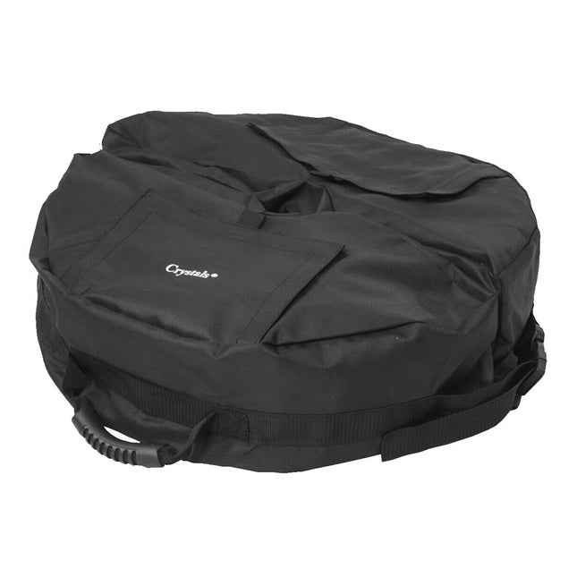 Detachable Black Oxford Sandbag Parasol Base