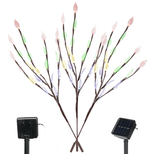 3Pcs 60 LED Garden Tree Branch Leaf